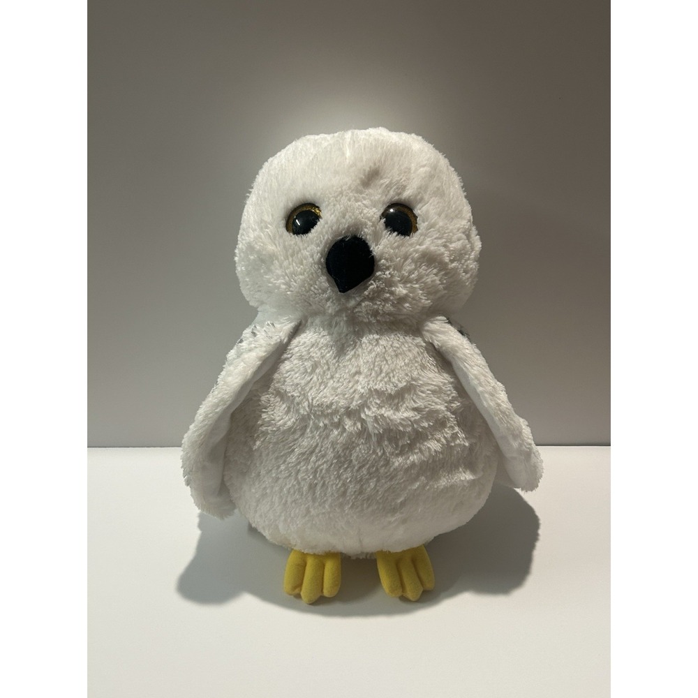 Wizarding World of Harry Potter White Owl HEDWIG Plush 13" Glitter Eyes